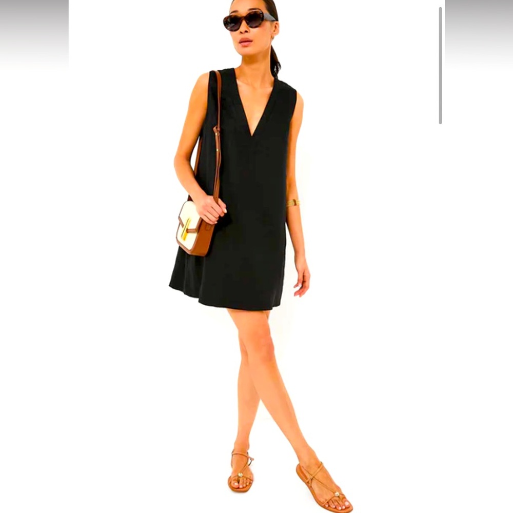 Tuckernuck linen black dress